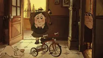 跪求很久以前在电影频道看过一部动漫,画风很像宫崎骏的,貌似没大有台词,是什么动漫