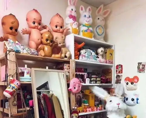 一网友爱收藏古董玩具,因家里放不下,所以租个房子来收藏,酸了