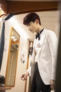 组图白敬亭西装领结搭红发绅士帅气黑框眼镜颇显斯文