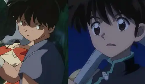 犬夜叉和夜叉姬人物对比,桔梗冰雪美人感全无,经典画风消失