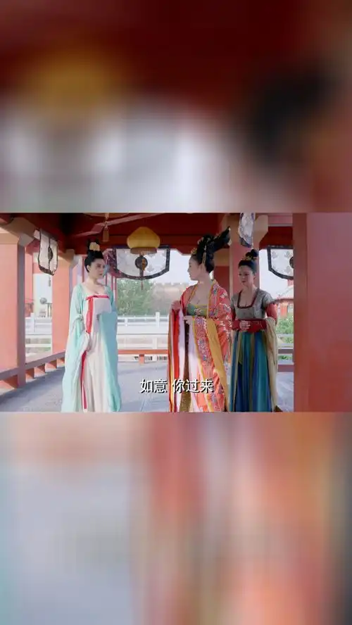 武媚娘传奇杨妃得知了韦妃的计划,进殿之前特意嘱托如意
