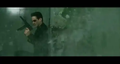 电影黑客帝国1尼欧闯进大楼救墨菲斯用的那把冲锋枪是什么
