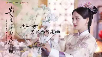 寂寞空庭春欲晚曝一生一代海报