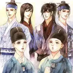 云画的月光漫画版,韩剧中大宝剑和金有贞神似
