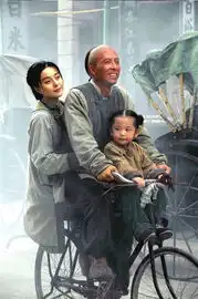范冰冰甄子丹骑单车进围城孽缘恋人甜蜜蜜
