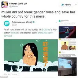 花木兰一张定妆照炸出一堆老外亲妈粉
