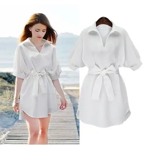 撩衣服头像衬衫裙