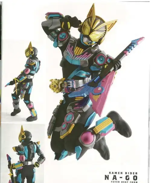 假面骑士娜猫节拍形态皮套写真稀有的可爱风格的女骑士