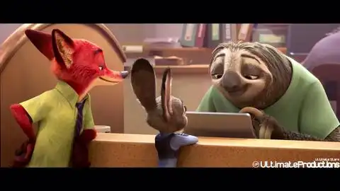 疯狂动物城zootopia动画西班牙语版7分钟片段,西语字幕
