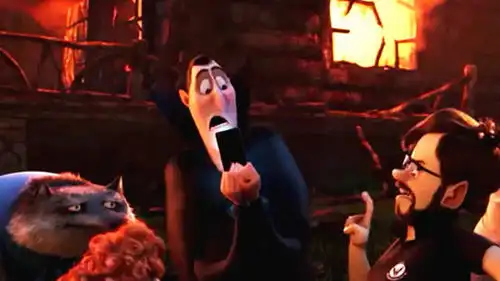 精灵旅社2你没注意到的几个穿帮,吸血鬼德古拉会变魔术
