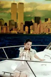 不走kappa女路线蓝色妖姬代言人丁婷写真
