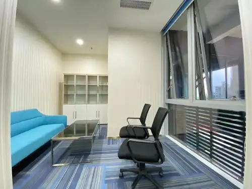 朝阳门丨精装修带家具正对地铁丨无中介费可注册出租办公楼租赁北京我爱我家