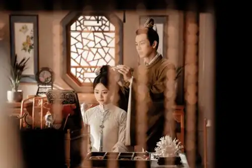 锦心似玉钟汉良谭松韵温润如玉美似织锦与君相见共承欢喜