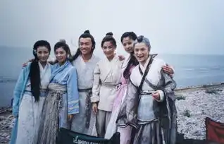 苏有朋版倚天屠龙记片场罕见照,最爱贾静雯扮演的赵敏
