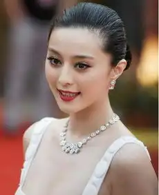 比精灵耳更尴尬的是范冰冰的高低眉和罕见的发际线