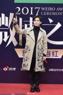 组图2017新浪微博之夜红毯钟汉良花风衣活力十足
