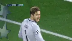 欧冠1617赛季淘汰赛18决赛第1回合第27分钟射门巴萨反击戈麦斯禁区失单刀花絮
