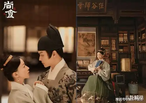 尚食最新单人海报,演员剧照质感不错,许凯吴谨言cp感十足