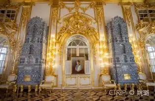 叶卡捷琳娜宫门票,圣彼得堡叶卡捷琳娜宫攻略地址图片门票价格
