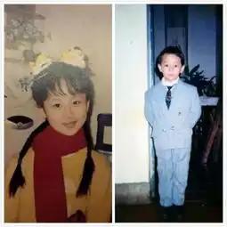 明星情侣童年照对比,唐嫣罗晋可爱,李晨范冰冰最有夫妻相
