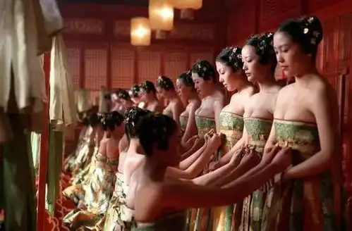 看唐朝女子的着装,简直不要太凉快
