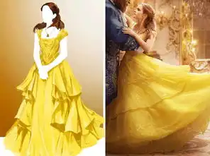 美女与野兽,激活了少女心的公主裙
