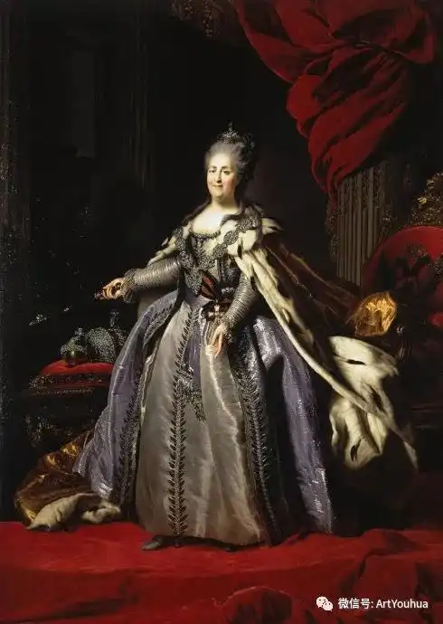 肖像画俄罗斯著名画家罗科托夫
