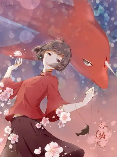 大鱼海棠美图好句欣赏,美轮美奂的中国画风
