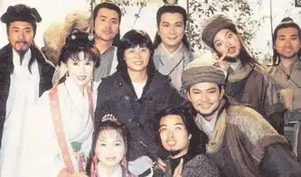 97版天龙八部幕后剧照,最抢镜的永远是阿朱姑娘
