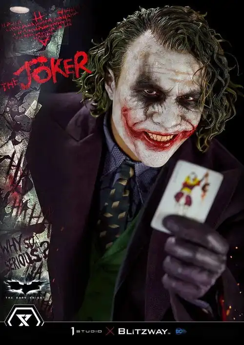 prime1studioxblitzway29寸joker小丑希斯莱杰版mmtdk01