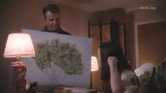 怦然心动中女主父亲画的梧桐树图片

