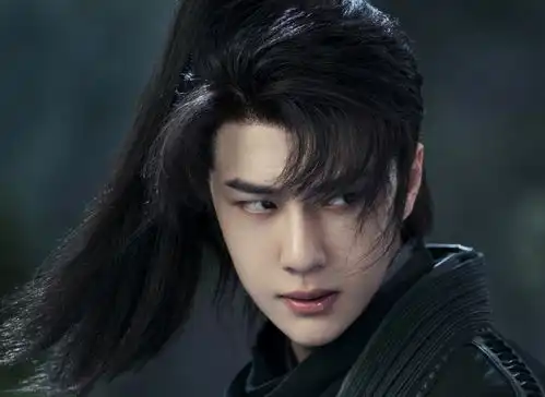 有翡新剧照,赵丽颖一身红衣造型惊艳,王一博白发太抢眼
