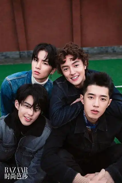 2018版流星花园f4爆照撞脸肖骁帅过言承旭