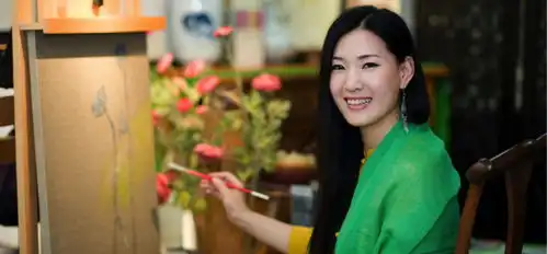 大美中国碧墨莲香徐璟画作个展中粮广场开展
