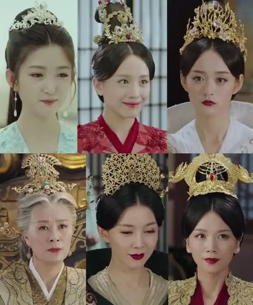 这些古装剧从女一到女配个个戴发冠,香蜜扶摇上榜,美人心计夺冠