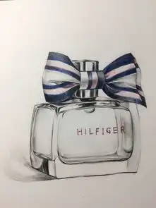 彩铅绘画教程闻香识女人,汤米的香水瓶
