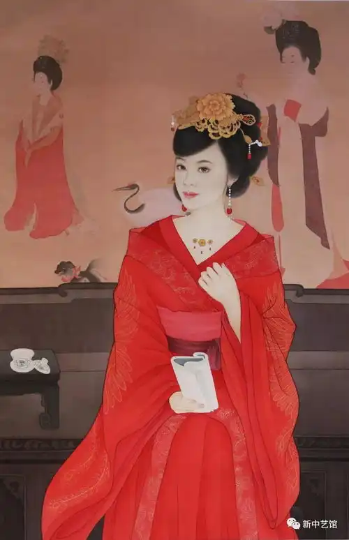 崔景哲当古典美遇上工笔画,春风拂面惊艳四方