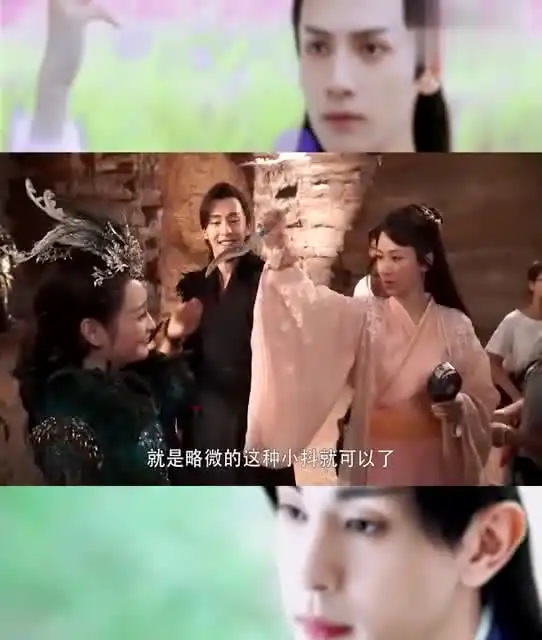 香蜜沉沉花絮杨紫邓伦现场对戏,邓伦直接暴力出击