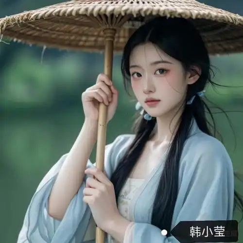 用ai生成射雕英雄传主要人物样貌,韩小莹简直美出天际
