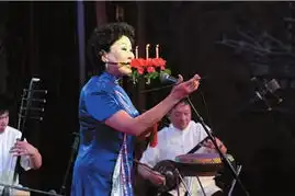 传统鼓曲驻场老舍茶馆演出
