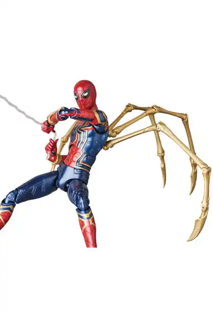 medicomtoymafex系列漫威电影复仇者联盟3钢铁蜘蛛侠可动人偶
