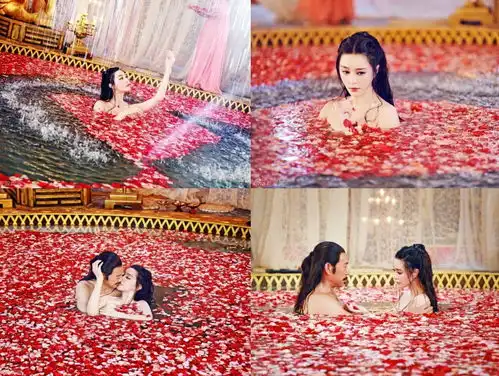 杨幂范冰冰吕佳容赵丽颖古装美人出浴图