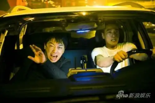 痞子英雄赵又廷狂飙车黄渤被吓倒