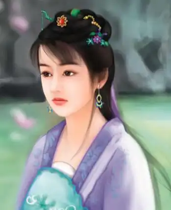 苗若兰的原著描写