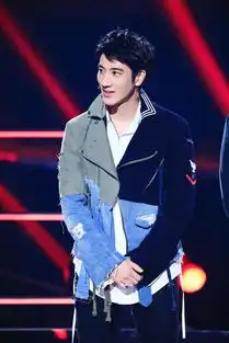 王力宏拼接外套时尚感足