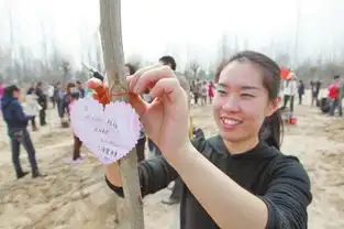 百名单身男女种下百棵爱情树