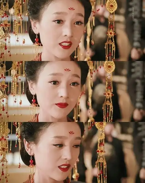 灵魂摆渡中三七的孟婆妆,琥珀的天女妆,都比不上她的贵妃装
