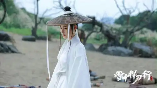 雪中悍刀行中饰演天下第一美人,张天爱鼓风机一开感觉就来了