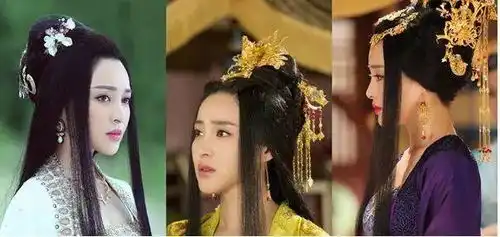 孤芳不自赏将播杨颖与甘婷婷造型比较简直一个模子刻出来

