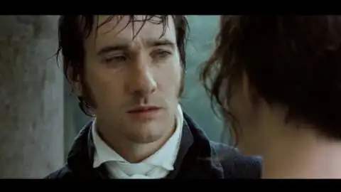 伊丽莎白与达西雨中争吵
